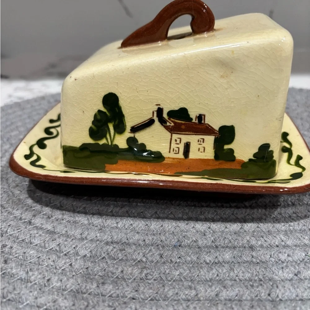 Vintage torquay motto ware cheese dish